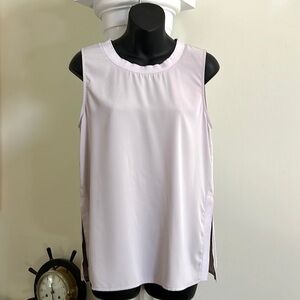Daily Look brand Light Gray Sleeveless Top Super Sophisticated and Simple Size S